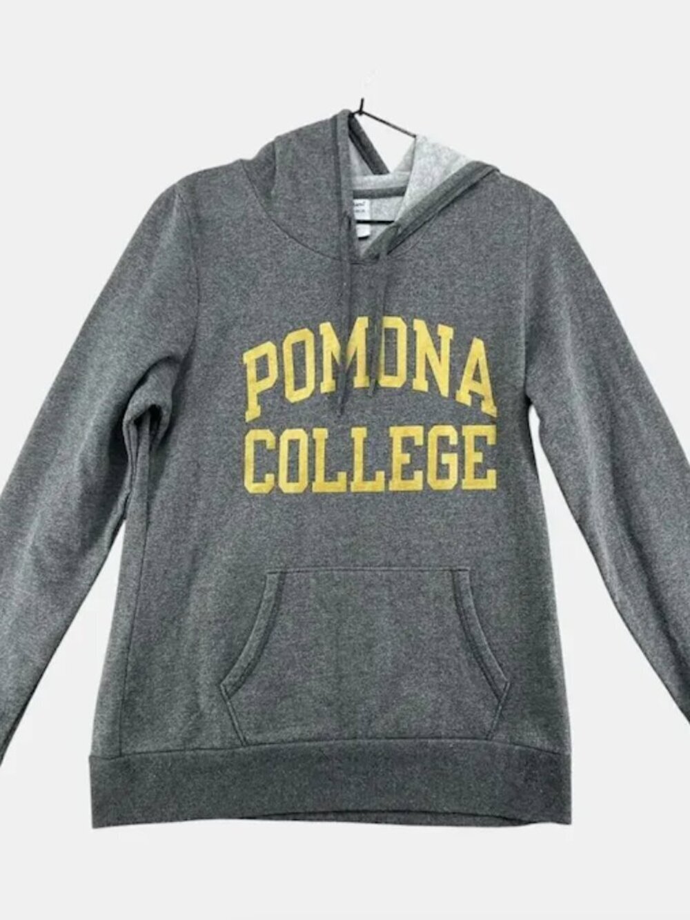 Champion Pomona College Youth Large Hoodie Gray Pullover Sweatshirt YL Kids